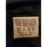 Canali Black Wool Jacket Blazer Size 60R