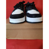 Supermade Off Brand Heart #444x Black White Trainers Size 10 UK 44 EU.