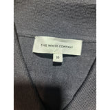 The White Company Grey Knitted Polo Shirt / Collared Top - UK Size 10