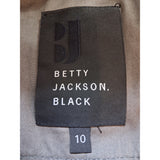 Betty Jackson Black Womens Grey Dress Size 10
