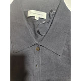 The White Company Grey Knitted Polo Shirt / Collared Top - UK Size 10