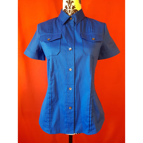 Theory Women's Navy Shirt Size S