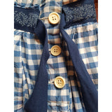 HIGH Blue White Check Skirt Size 10