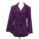 Bonmarche Womens Purple Trench Coat Size 20