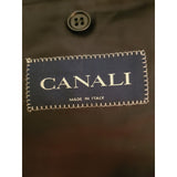 Canali Black Wool Jacket Blazer Size 60R