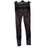 Sweaty Betty Black White Blue Mesh Leggings Size 6