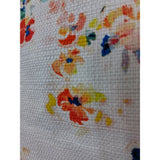 L.K.Bennett White Blue Red Floral Print Cotton Dress, Size 10