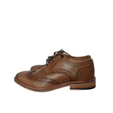 ONE SIX 5IVE Mens Leather Brogues Smart Formal Shoes Tan Brown Size UK 7 EU 41