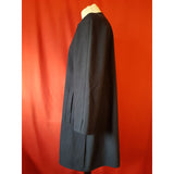 Avoca Collection Women's Navy Wool Coat Size S
