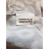 Anne Klein Black White Dandelion Print Shirt Dress Size 8