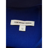Fenn Wright Manson Navy Shift Dress Size 12