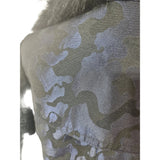 REISS Ladies Camo Print Parka / Coat with Faux Fur Size 6
