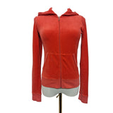 Juicy Couture Salmon Zip Hoodie Size S