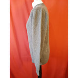 DARZI Grey Lambswool Jumper Size S