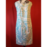 Calvin Klein Light Blue Cotton Dress Size 4 / S