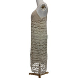 Wild Flower Cream Crocheted Dress Size UK M/L