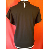 Lauren Ralph Lauren Women's Black Top Size 10