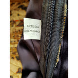DIANE von FURSTENBERG Brown Floral Print 100% Silk Dress Size 6 US 10 UK
