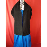 Katerina Blue Maxi Ocassion 100% Silk Dress with Scarf Size 10