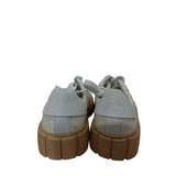 Primury White Womens Leather Sneakers, Size 5 UK  38 EU