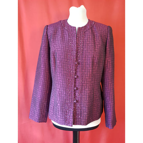EASTEX Women's Purple Blazer Size 12