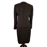 Tahari Arthur S. Levine Black Skirt Suit Size Jacket 8 (M) Skirt 6 (S)
