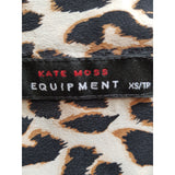 Kate Moss Equipment Animal Print Blouse XS/TP