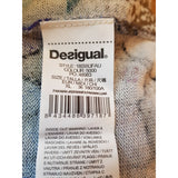 Desigual Women's Floral Print Open Front Long Cardigan Size XL