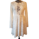 Jovonna Premier White Tulle Dress Size UK 8