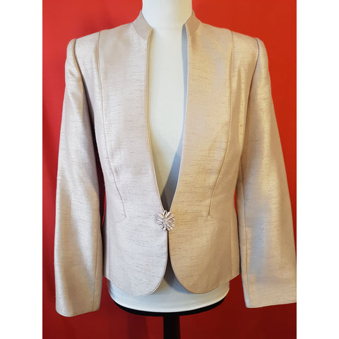 Jacques Vert Cream Blazer Size 10