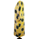 Essential Antwerp Yellow Green Floral Dress with Pockets Size EU 40 UK 12