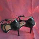 JIMMY CHOO high heel black shoes size 5.5 / 38.5