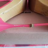 MIU MIU High Heels Pink Shoes size 5 / 38