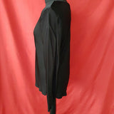 GHOST Women's Black Satin Blouse Size XL