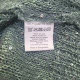 AKD-A-WEST Womens Mint Green jumper with sequins Size 12