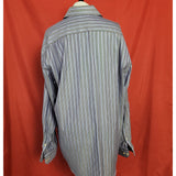 ETON CLASSIC Mens Navy stripe pattern shirt Size 43.