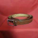 CLASSIC LEYVA COLLECTION Tan Leather Belt Size 110/42
