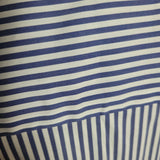 BAUKJEN Womens Dark Navy striped shirt Size 14