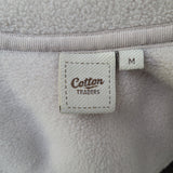 COTTON TRADERS Womens Brown and Cream Warm Cardigan Size M.
