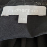 Redherring Debenhams Black Ocassion Dress Size 14 / 42