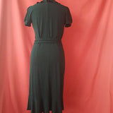 MOSCHINO Cheap and Chic Black Wrap Dress Size 42 IT 10 UK.