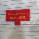 Vivienne Westwood Red Label White Blue Stripe Shirt Size ll / M