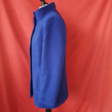 M&S Classic Womens Blue Coat Size 12.