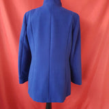 M&S Classic Womens Blue Coat Size 12.