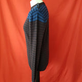 REISS Womens Lambswool Brown Blue Size M.