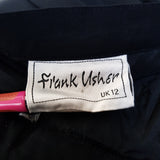 Frank Usher Black Long Skirt Size 12.