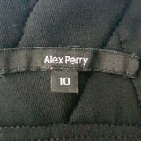 Alex Perry Black Sparkle Dress Size 10.