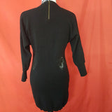 STELLA McCARTNEY Black Lana Cashmere Knit Dress Size 36 FR 8 UK