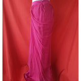 ALBERTA FERRETTI Pink Silk Long Skirt Size 6 / 34