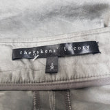 Theyskens' Theory Grey 100% Silk Size 34 / XS.